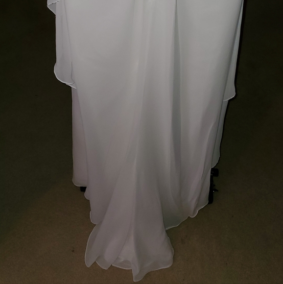 LaBelle Silk Chiffon Wedding Dress - Picture 4 of 8